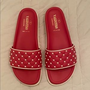 Valentino Rockstud Slides